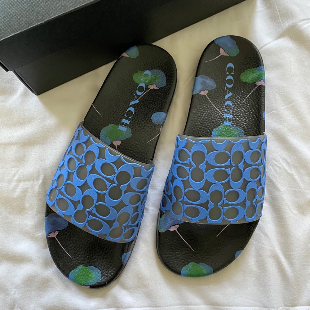 Coach slip on sandals